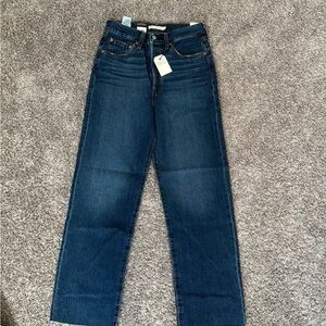 Rib cage straight Levi’s 27x29, dark blue